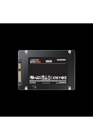 Samsung Mz-77e500bw, 870 Evo, 500gb, 560/530, 2,5" Sata, Ssd Türkiye Distribütörü Garantili