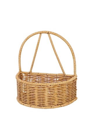 Homyl Ofis Mutfak Dolabı Için Asılı Depolama Sepeti El Dokuma Gösterildiği Gibi