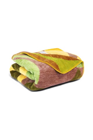 Bigghome Botanik Tek Kişilik Battaniye 150 X 200 Cm Karışık