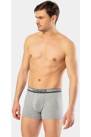 Cacharel Cacharek Erkek 3'Lü Boxer 1337 Beyaz-Gri-Siyah