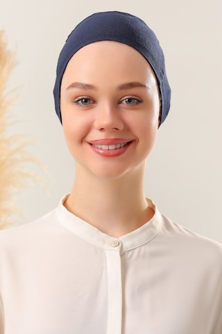 Melodi Scarf Dikişli Bone Lacivert Lacivert