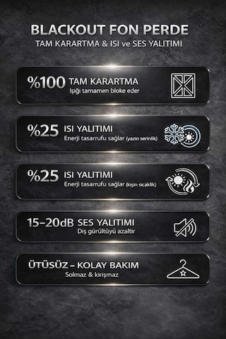 Vizon Blackout Işık Geçirmez Kornişli Karartma Saten Perde Lüks Fon Perde Vizon