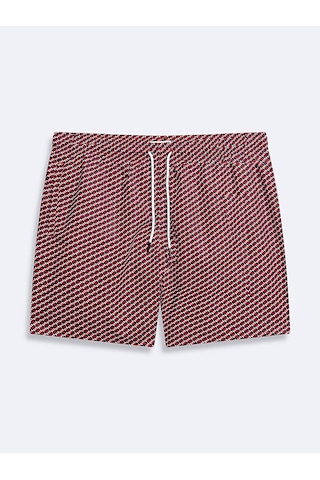 Ltb Desenli Regular Kırmızı Deniz Şort 012254602825018 14483 Kırmızı