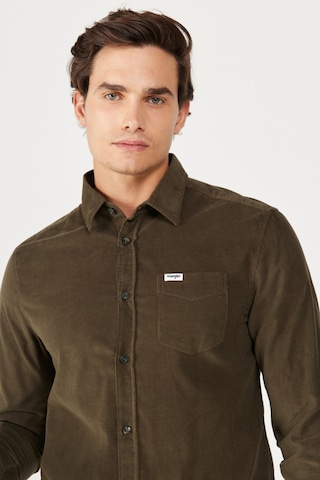 Wrangler Erkek Gömlek Mw5a14a Xıx Yeşil Yeşil