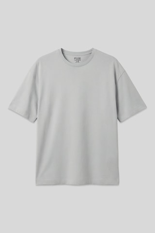 Oversize Fit Basic 2li Paket Taş-açık Yeşil Erkek T-shirt - 88353 Yeşil - Gri
