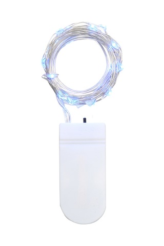 Honmex 2 Metre Mavi Led Işık Süreci - Taşınabilir Bakır Tel - Ip65 Su Geçirmez - Pil Dahil Değil Mavi