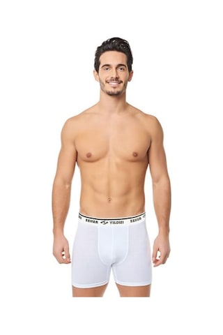 Seher 0060 Erkek Boxer Likralı Şort 10'Lu Paket