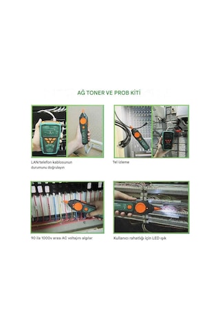 Proskit Mt-7028 Network Kablo Test Cihazı Prob Kit