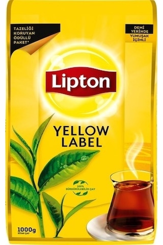 Lipton Yellow Label Siyah Dökme Çay 1 KG