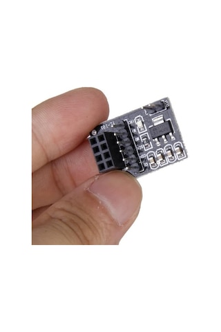 NRF24L01 Adaptör Kart NRF24L01+PA+LNA 8 Pin Dönüştürücü Devre 12V