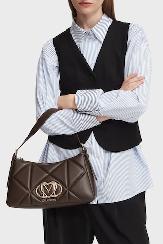 Love Moschino Kapitoneli Ayarlanabilir Askılı Çanta Bayan Çanta Jc4032pp1plc0300 Kahve