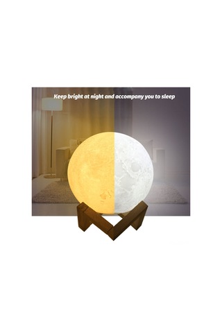 Geeroyoo 12cm Pvc+abs 3d Yıldız Işık Lamba, Sarı/beyaz/ıslak Beyaz Işık, 2-3 Saat Şarj, 8 Saat Kullanim Süresi, Dokunmatik Kontrol Çok Renkli