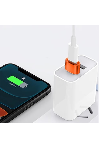 Erkek Usb 3.0 To Dişi Type-c Otg, Ara Aparat, 10 Amper, Data - Şarj Kablosu, Çevirici Dönüştürücü,