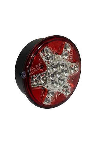 Farplas 24v Sinyal Lambası Ledli Yuvarlak Güleryüz Cobra-mıtsubıshı-otokar-temsa 111 Mm