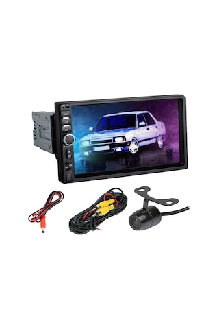 Kıngwın İnce Kasa Ayarlanabilir Double Teyp Hd 7 İnc+kamera