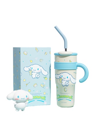 Sanrio Büyük Kapasiteli Termos Bardak-jade Dog