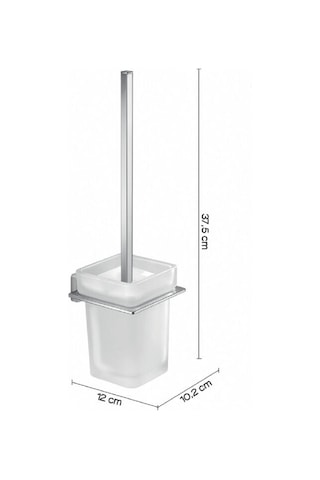 Atena Tuvalet Fırçalık - Krom Krom