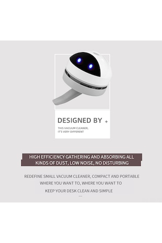 Ximistore9 Masaüstü Elektrikli Süpürge, Usb Şarjlı 1200mah Pil, Dar Ağızlı, Klavye Ve Kâğıt Artıkları Temizliği İçin Mini Taşınabilir