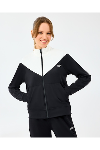 Skechers W Performance Track Suit Kadın Siyah Eşofman Takımı S212251-3817 Siyah