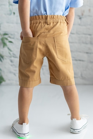 Zeyland Erkek Çocuk Gabardin Düz Şort-camel Camel