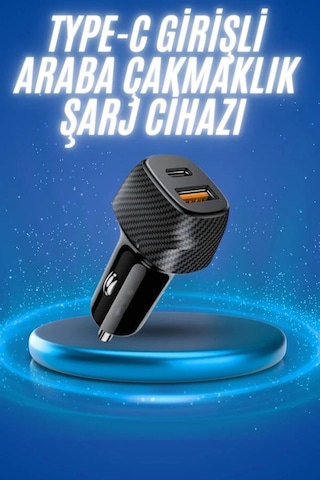 Mey İthalat 38w Oto Çakmaklık Araç Içi Şarj Cihazı Hızlı Şarj Uzun Ömürlü