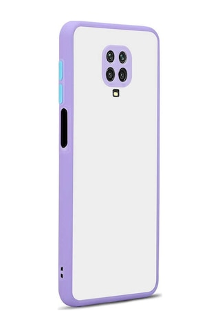 Xiaomi Redmi Note 9s Kılıf Zore Hux Kapak Lila