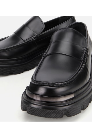 Hotiç Erkek Deri Siyah Yüksek Tabanlı Klasik Loafer 02ayh311400a100 02ayh311400a100 Siyah