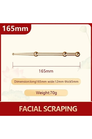 Akupunktur Noktası Masaj Aleti - Altın Ca3awh Çok Renkli