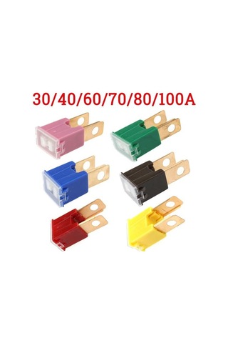 100a 80a 70a 60a 50a 40a 30a Pal Erkek Yavaş Darbe Araba Otomatik Sigorta Honda Mazda İçin 100