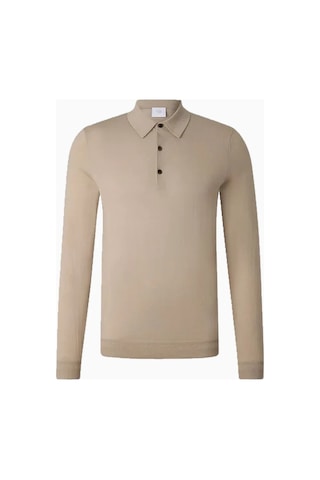 Bogner Fire&ıce Bogner Jake Yün-kaşmir Lüks Stil, Erkek Triko Polo Sweatshirt Camel