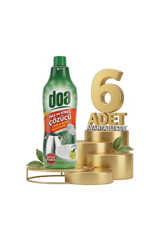 Doa Pas Ve Kireç Çözücü 6x900 Ml