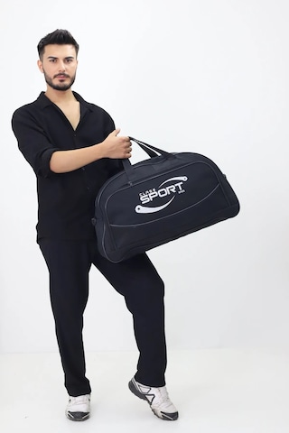 Kabin Boy Hostes Tipi Spor Valiz Seyahat Tatil El Ve Omuz Askılı Günlük Kullanım Ve Kıyafet Çantası Siyah
