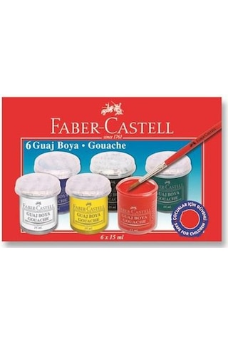 FABER GUAJ BOYA 6 RENK SISE (5170160400) Çok Renkli