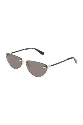 Calvin Klein Jeans Ckj 25208s 043 63 Kadın Cat Eye Gümüş Metal Güneş Gözlüğü Gri
