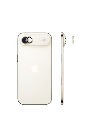 Safeus 9h+ Safir Temperli Kamera Lens Koruyucu, Apple Uyumlu iPhone 17 Air İle Uçuk Altın