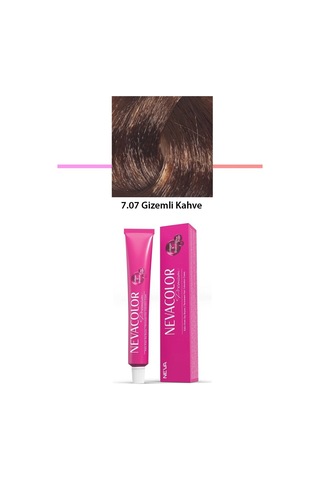 Premium 7.07 Gizemli Kahve - Kalıcı Krem Saç Boyası 50 G Tüp