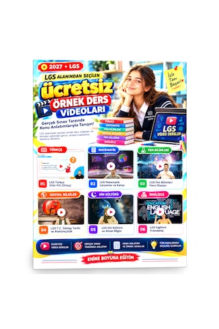 2027 Lgs Tüm Dersler Online Eğitim Seti