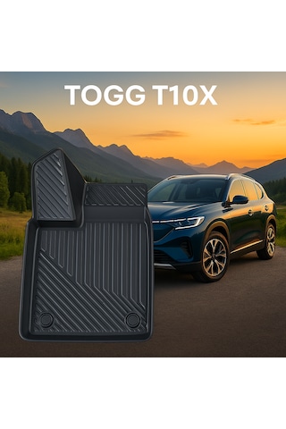 Togg T10x 3d Havuzlu Oto Paspas Premium