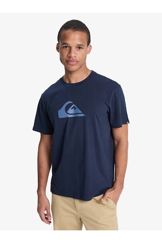 Quiksilver Quıksılver Ev Comp Logo Erkek Total Eclipse - Solid T-shırt Eqyzt08182-6800 Lacivert
