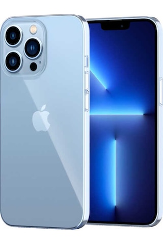 Apple Uyumlu iPhone 13 Pro Kılıf Zore Blok Kapak Renksiz