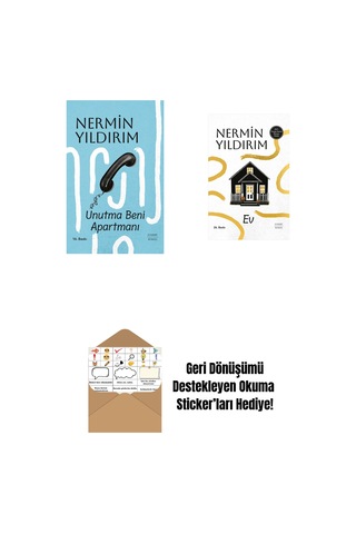 Unutma Beni Apartmanı Ciltli + Ev Ciltli + Okuma Sticker'ları
