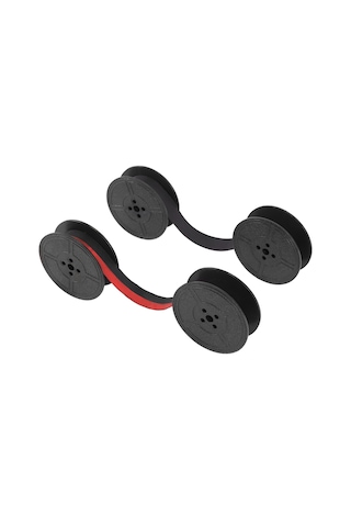 Leasetake Paket Daktilo Şeridi Çift Makaralı Daktilo Şeridi Mürekkebi Çift Makaralı Mürekkep Çoğu Daktilo İçin Yedek Parça Kırmızı, Siyah