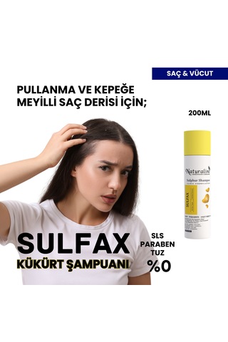 Naturaline Sülfax Kükürt Şampuan 200 ML