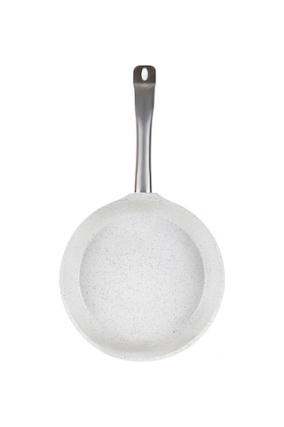 Taç Aksu Granit Döküm Tava 26 CM Beyaz