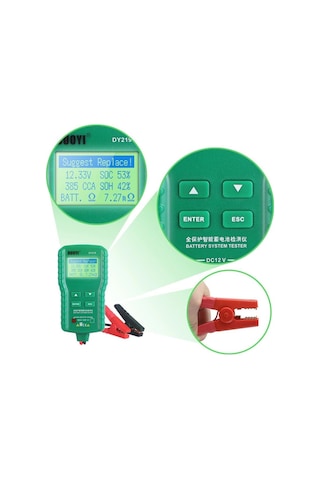 Duoyı Dy219 Dijital 12v Akü Test Cihazı