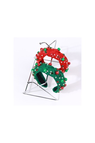 Noel Taçlı Kafa Bandı, Noel Süsleri, Kadınlar İçin Noel Saç Bantları Çok Renkli