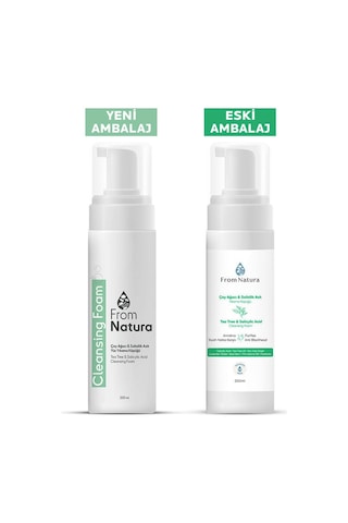 From Natura Çay Ağacı Ve Salisilik Asit Yıkama Köpüğü 200 Ml