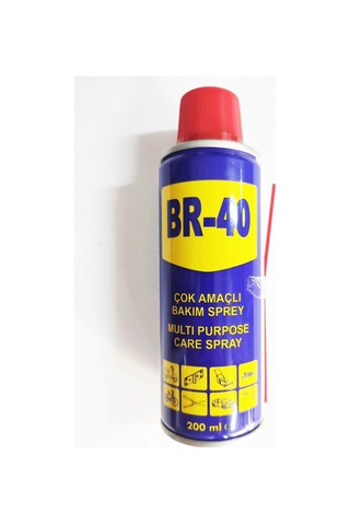 Br-40 Çok Amaçlı Bakım Spreyi Pas Sökücü Yağlayıcı Temizleyici 200 ML