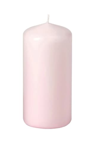 Ikea Daglıgen Cam Kaplı Kokulu Mum 6,8 X 14 Cm Kokusuz Pembe