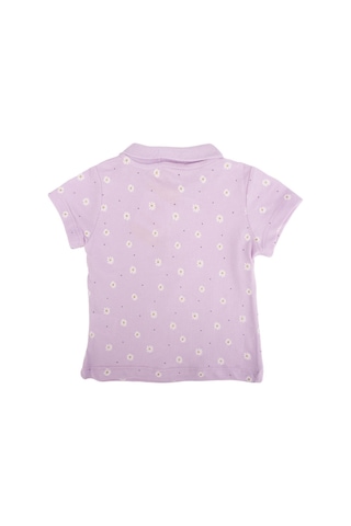 Bebelop Papatya Desenli Polo Yaka T-shirt 001